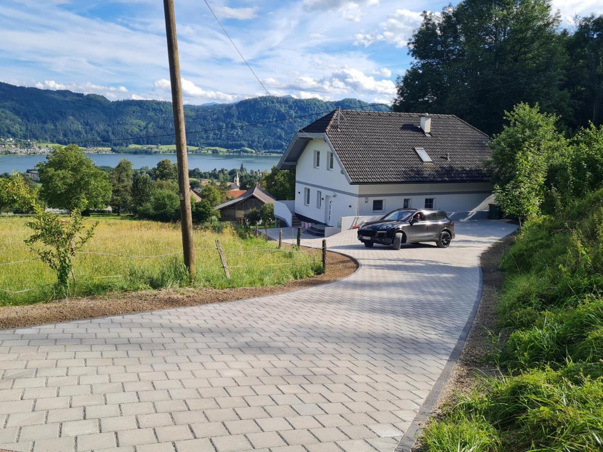 Aparts Lakeview -Gerlitzen -Ossiacher See -Ski Tratten  Zewnętrze zdjęcie