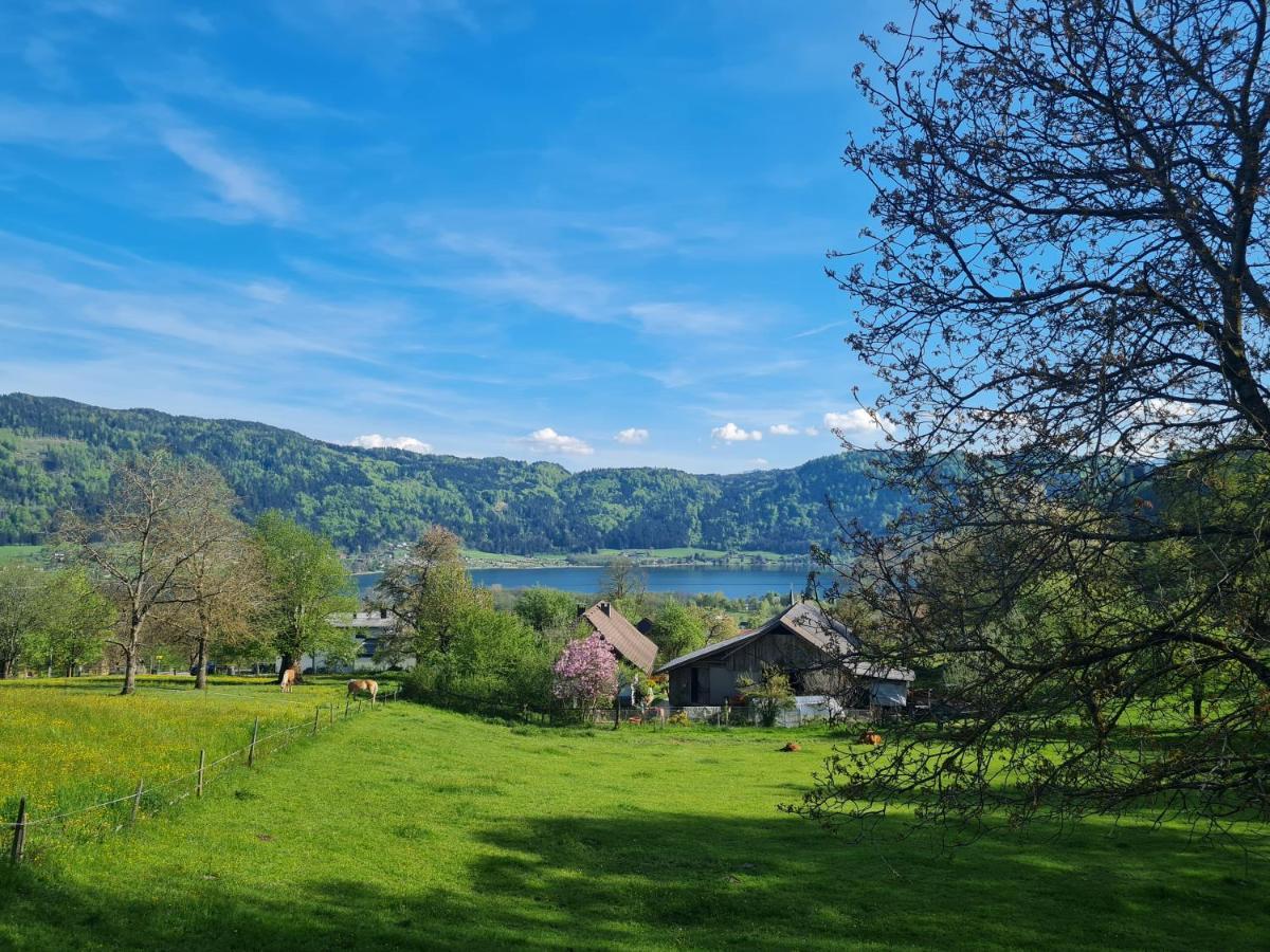 Aparts Lakeview -Gerlitzen -Ossiacher See -Ski Tratten  Zewnętrze zdjęcie