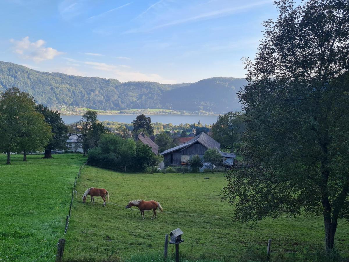 Aparts Lakeview -Gerlitzen -Ossiacher See -Ski Tratten  Zewnętrze zdjęcie