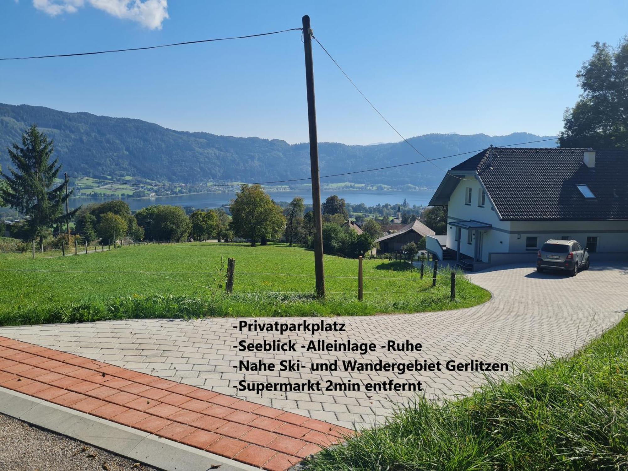 Aparts Lakeview -Gerlitzen -Ossiacher See -Ski Tratten  Zewnętrze zdjęcie